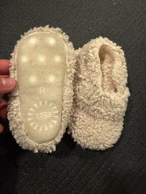 UGG Plush Sherpa Lined Footwear - Cream
